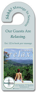 Promotional Door Hangers: Round Handle Door Hangers